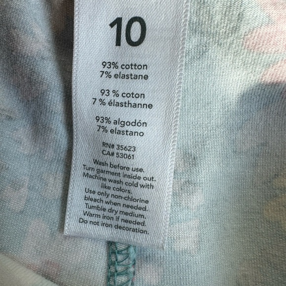 Carter's Pink and Blue Floral Kids Matching Set - Picture 7 of 8